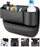 Aufbewahrungsbox für Autositze Auto Seiten Taschen Organizer Autositz Lückefüller Organizer Autositz Konsole Seitentaschen Autozubehör Frauen Männer Lagerung Auto Zubehör für Handys,Karten,Brillen