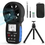 H HOLDPEAK Anemometer windmesser, digitales Windgeschwindigkeitsmessgerät, Windgeschwindigkeit/Windkühlung, Windgeschwindigkeitsmesser Luftstromgeschwindigkeitsmesser