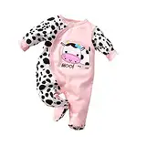 KIDDLETOWN Baby Schlafanzug, Strampler Neugeborene, Baby Schlafstrampler, Baby Strampler Langarm, Baby Pyjam, Baby Kleidung Mädchen, Babyschlafanzug Baumwolle, Schlafanzug für Mädchen Jung