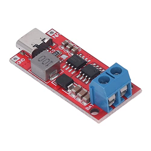 Lithium-Batterie-Lademodul, Hochgradig Anpassungsfähiger Unterspannungsschutz, Automatische Aufladung der Lithium-Batterie-Platine, Boost 4S DC3–6 V auf 16,8 V für 18650 (1A)