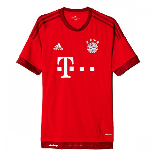 adidas Jungen Fußballtrikot FC Bayern München Heim Replica, FCB true red/craft red, 140, S08605