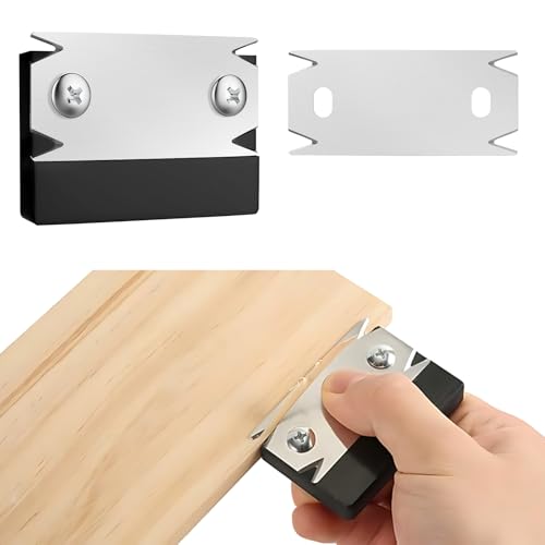 Furnierkantenschneider mit 1 Ersatzklinge, Kantenhobel Holz, Kantenschneider Umleimer Holzbearbeitung, Kantenschneider Umleimer, Manueller Kantenschneider, Edge Banding Trimmer für Holz PVC ABS