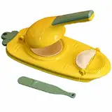 2 In 1 Former Dumpling Maker Maschine, Manuelle Teigpresse, Knödelformdruck, Teigtaschenformer mit Teigroller, Knödelmaschine, Empanada Pierogi Jiaozi Teig Maker, Knödel Schimmel, Küche Werkzeug
