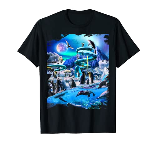 Pinguin-Wasser-Spaßpark, Kaiserpinguine des Arktischen T-Shirt