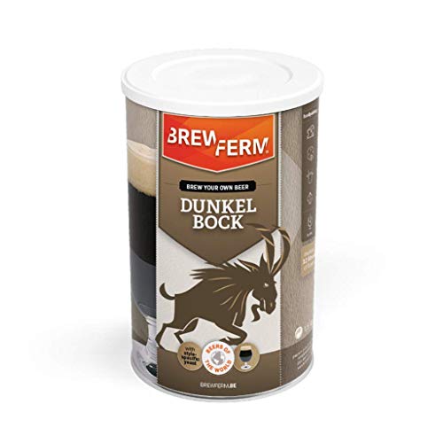 Brewferm - Bierkit Dunkel Bock - Bierbrauset Zum Selber Brauen - 12 Liter - Das ideale Herbstbier