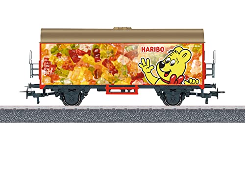 Märklin 44251 – Modelleisenbahn "HARIBO" Kühlwagen – Lebensechte Details – Lizenziertes Design – Spur H0 – Ideal für Modellbahnen – für Kinder ab 6 Jahre