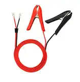 CERRXIAN Batterie Krokodilklemmen,1.8m 18AWG 12V 24V Batterieklemme Clip-On mit Quick Splice Crimp Lock Terminal Verlängerungskabel,Haushaltswerkzeuge