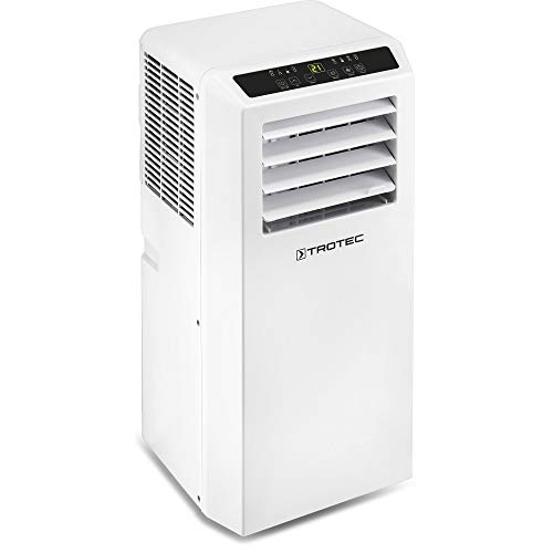 TROTEC Lokales Klimagerät mit Heizfunktion PAC 2010 SH mobile Klimaanlage 4-in-1 Kühlung, Beheizung, Ventilation, Entfeuchtung Klimagerät 2 kW 7.000 BTU/h für Raumgröße bis 26 m² und 65 m³