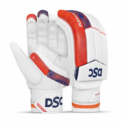 DSC Intense Attitude Cricket Batting Gloves | Multicolor | Size: Mens | for Left-Hand Batsman