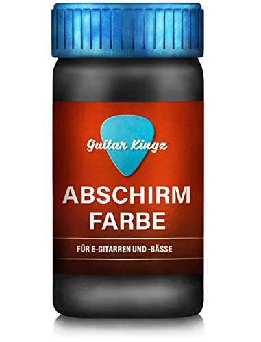 Guitar Kingz Abschirmfarbe 50ml I Effektive Abschirmung von elektromagnetischen Einflüssen I Hohe Haftung und Härte I Conductive Shielding I Abschirmlack I EMV Lack I Shielding paint I Graphit Lack