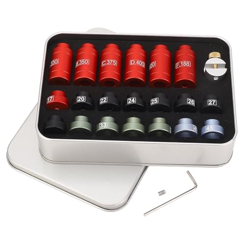 Messgeräte-Komparator-Set, Präzise Messung, Aluminiumlegierung, Komparator, Headspace-Messgerät, Gehäuse-Set, Nachlade-Set mit Aufbewahrungsbox