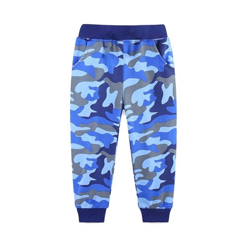 Generisch Sporthose Cargohose Baggy Jungen Teenager Lange Hosen Baumwolle Elastische Taille Kinder Freizeithose