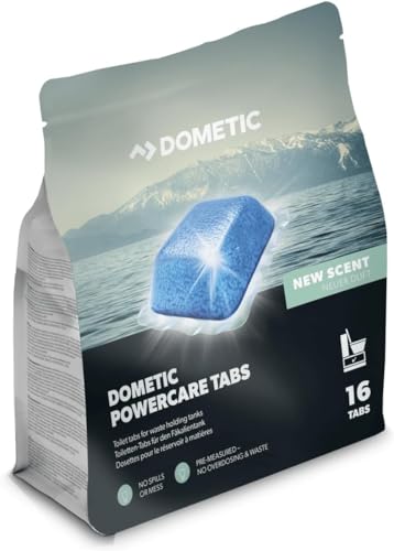 Dometic, Power Care WC-Tabs in Farbe Blau, 16 pro Dose