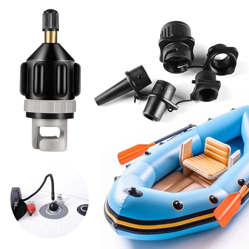 YIUWOD 7er-Pack Luftpumpe Adapter - Sup Adapter füR Kompressor - Sup Adapter - Geeignet FüR Verschiedene Paddleboards, Kanus, Schlauchboote, Aufblasbare Betten Usw,Sehr Praktisch