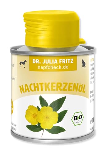 napfcheck Nachtkerzenöl kaltgepresst – für Hunde und Katzen - 100 ml