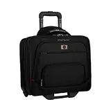 WENGER Spheria Trolley Laptop-Tasche, Notebook bis 16 Zoll, Tabletfach bis 10 Zoll, Aktentasche zum Rollen, Organizer, 22 l, Damen Herren, Büro Business-Reisen Uni, Schwarz, 605978