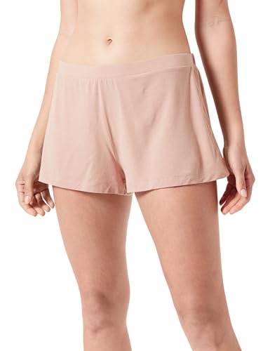 Dagi Light Brown Fashion Knitted Regular Regular Waist Modal Shorts, M