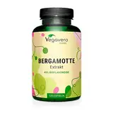 BERGAMOTTE Kapseln | 1250 mg Extrakt (15:1) pro Tagesdosis | 40% Bioflavonoide | Citrus Bergamot | Laborgeprüft | Vegan - OHNE Zusatzstoffe | 120 Kapseln | Deutsche Produktion von Vegavero®