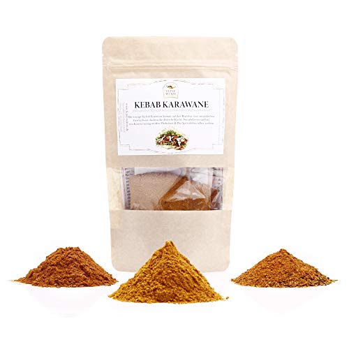 Kebab Karawane | Gewürzset | Döner-Gewürz | Shawarma-Gewürz | Jemenitisches Kebab Gewürz | orientalsische Küche | Premium Qualität | glutenfrei | 85g