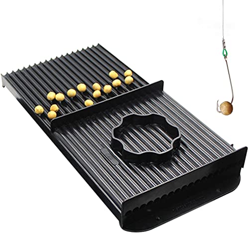Fulenyi Boilie-Walze | Professioneller Fish Boilie Roller Schwarz,Bait Maker Ball Making Angelteich Ball Köderformmaschine Runde Ködermaschine für das im Freien