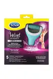 Scholl Velvet Smooth elektrischer Hornhautentferner Pro – Zur Hornhaut Entfernung auf nassen und trockenen Füßen – Wiederaufladbar – 1 Gerät + Ladestation , (1er Pack)