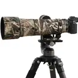 ROLANPRO Wasserdichte Linse Camouflage Mantel für Nikon Z 180-600 mm F/5.6-6.3 VR Regenschutz Objektiv Schutzhülle Gewehre Fall Kleidung #9 Gras wasserdicht