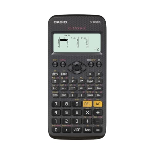 Casio SCHULRECHNER FX-82DE X CLASSWIZ, BATTERIEBETRIEB,Black, Language- German