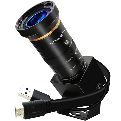 ELP 4K USB3.0 HDMI USB Kamera Manueller Zoom 5-50mm 10X Webcam 4K 60fps PC Kamera Computer Kamera Computer Nahaufnahme USB Kamera H.264 Industrie USB Sicherheitskamera