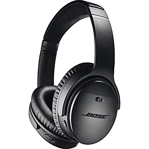 Bose QuietComfort 35 Wireless Headphones II – Kabellose Noise-Cancelling-Kopfhörer mit Bluetooth im Over-Ear-Design mit Integriertem Mikrofon und Alexa-Sprachsteuerung, Schwarz