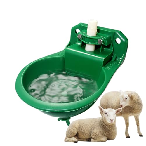 Automatische Wasserschale, Tierwasserer - 500 ml Auto Fill Hundewasserschale - Tiertrinkspender, Tierwasserer, Pferdestift für Geflügelschafziegenrinderhund