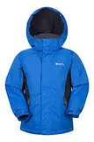 Mountain Warehouse Raptor warme Winterjacke für Kinder - wasserdichter Parka für Jungen und Mädchen, für extreme Kälte und Schnee, Ski-Jacke mit Taschen Kobalt Kinder 152 DE (11-12 Jahre)