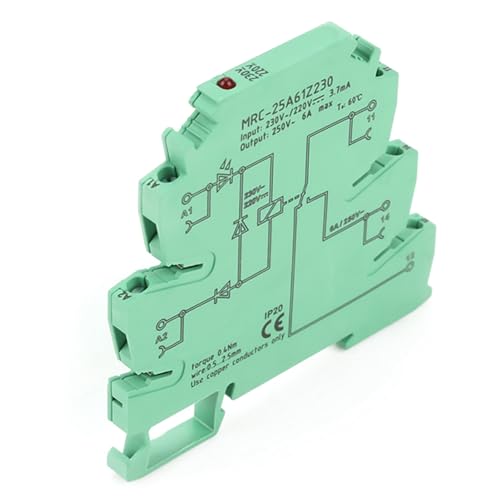 Elektromagnetisches SPS-Relaismodul MRC-25A61Z230, Ultradünnes Design, 230 VAC/220 VDC Eingang, 1 Schließer, 1 Öffner