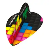 Mission F3771 Ryan Joyce Dart-Flights | 100 Mikron Premium extra Starke Pear-Flights von Thor-Sports | Mehrfarbig