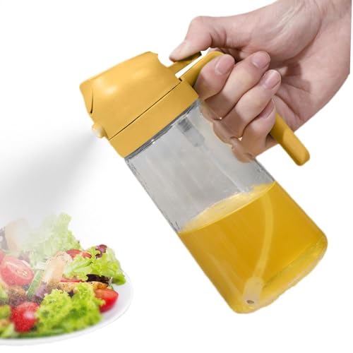 Flasche Küchenöl, Ölflaschenverteiler - Flaschenhändler Von Olivenöl 2 In 1, 470 Ml Küchenölspender, Gentleman Für Luftfritteuse, Salat, F.