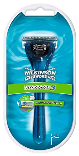 Wilkinson Sword Protector 3 Herren Rasierer mit 1 Rasierklinge, 1 St