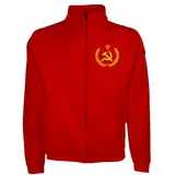 ProTexDruck Textilhandel CCCP rot Stehkragenjacke Jacke S