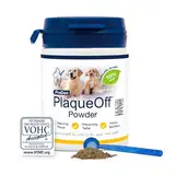 ProDen PlaqueOff Pulver für Hunde & Katzen, Zahnstein- und Mundgeruchsentferner, 100 % natürliche Zahnreinigung und Plaque-Entfernung, 60 g