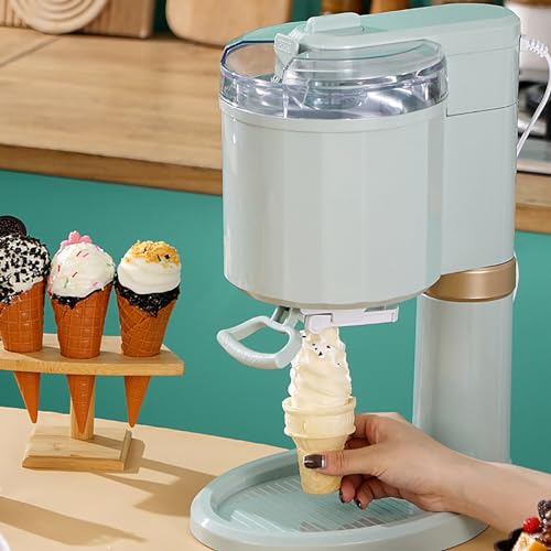 Generisch Eismaschine, 1L Soft Serve Maker für Zuhause, Bar, Café - Mini -Frucht -Weicheis -Eismaschine