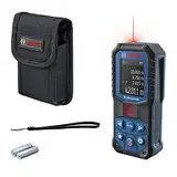Bosch Professional Laser-Entfernungsmesser GLM 50-22 (Reichweite: bis zu 50 m, robust, IP65, ± 1,5 mm*, 2x AA-Batterie, Schlaufe, Tasche)