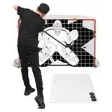 Hockey-Torwart Schießziel, Hockeytor, Übungsziel, Straßenhockeynetz, Torwart Target, 112x137cm/122x183cm