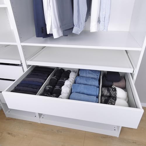 PAX Schubladen Organizer, Boxen zur Kleiderschrank Organisation, Ordnungssystem für Schubkasten 50cm und 100cm (PAX100 (breit))