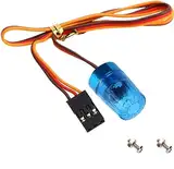 GTIWUNG Modellbau Rundumlicht 4,8-6Volt in Blau (Größe 15x9mm),Rundumleuchte,Warnleuchte,RC Car LED Licht Stirnlampe Blinklampe RC Zubehör für 1/14 RC Auto Tamiya Traktor RC Bagger Engineering Truck