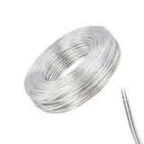 10 Meter Transparent PVC Flexible Kabel, 2 Kern Elektrischer Draht, Durchmesser 3 mm, Verschleißfest, Oxidationsbeständigkeit, zum Einbau von Haushaltsgeräten mit Geringem Stromverbrauch