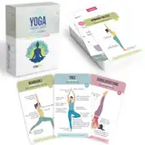 merka Yoga Pose Flashcards Ihr ultimatives Yoga-Zubehör für Anfänger und Meister, ein Kartenspiel mit 50 Yogakarten für Männer, Frauen und Kinder; Leitfaden zu den grundlegenden Haltungen und Abläufen
