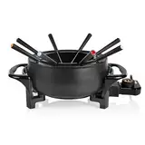 Tristar Fondue-Set für bis zu 8 Personen, 1,5 Liter Fassungsvermögen, inklusive Edelstahlgabeln, 1000 Watt, FO-1107