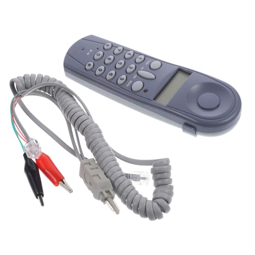 HIAKDOFT 1Satz Telefonnetzwerk Kabeltester Telefonzubehör Für Präzise Kabelprüfungen Spiralkabel Telefonzubehör Für Netzwerkverbindungen Telefoninstallationen