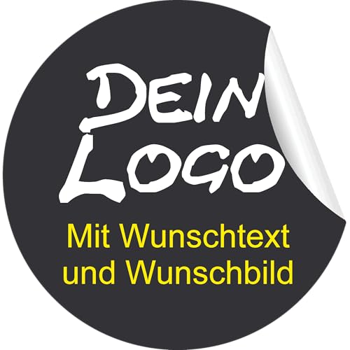 NEU! Individuell gestaltbare Aufkleber – selbstklebend, wetterfest, glänzend – 6 Formen, viele Größen (3×3 cm bis 130×130 cm) mit Wunschbild und Wunschtext selbst gestalten