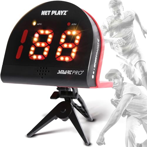 Net Playz Speed Radar Smart Pro Geschwindigkeitsmessgerät, Schwarz, M