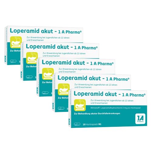 LOPERAMID akut-1A Pharma Hartkapseln (5x 10St)