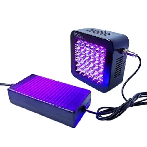 YZACK 400W Led UV-Gel-Härtungslampe UV-Lichthärtung Öldruckmaschine Glastinte Farbe Siebdruck 3D-Drucker 365nm 395nm 405nm (Size : 1 UK, Color : 395nm)